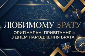 оригінальні привітання з днем народження брата листівка