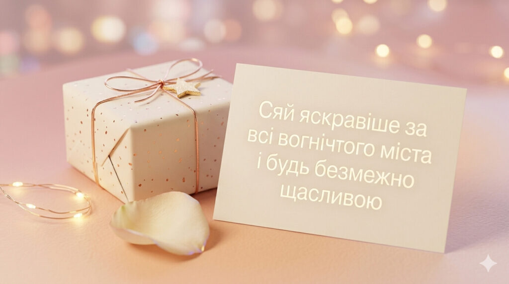 романтичне привітання дівчині з днем народження текст