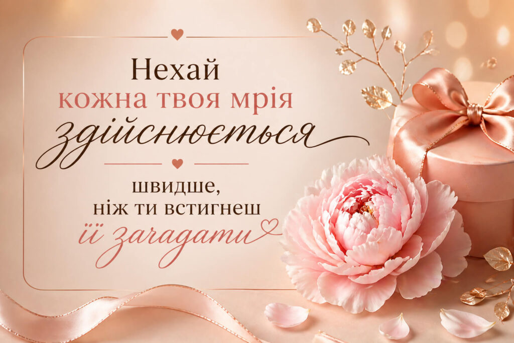 зворушливе привітання доньці з днем народження текст