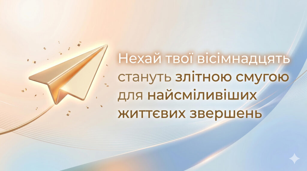 приклади привітань з 18 річчям своїми словами
