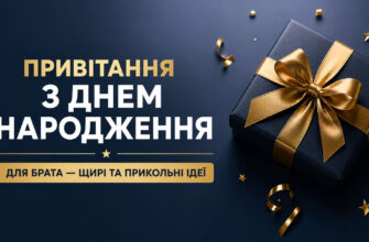 привітання з днем народження для брата своїми словами