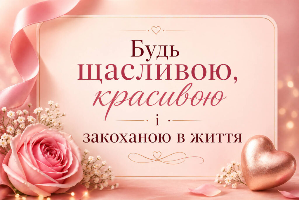 зворушливе привітання дівчині з днем народження красиві слова
