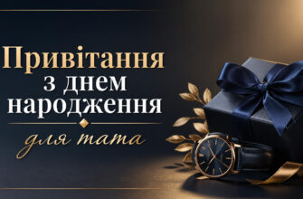 привітання з днем народження для тата текст щирі слова