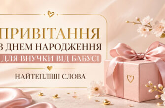 привітання з днем народження для внучки від бабусі текст