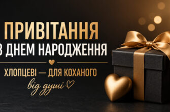 романтичне привітання з днем народження хлопцеві своїми словами
