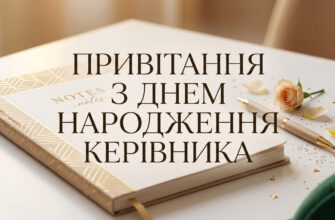 привітання керівника з днем народження приклади текст
