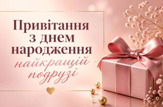 привітання з днем народження найкращій подрузі листівка