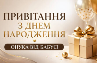 привітання з днем народження онука від бабусі текст зворушливий