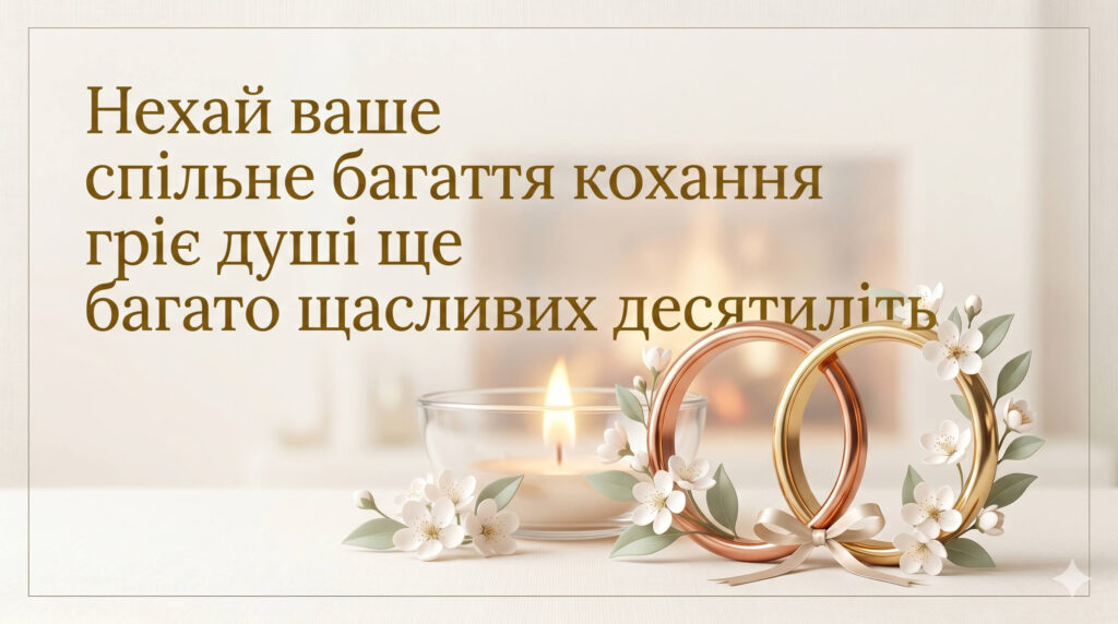 текст привітання з річницею весілля приклади