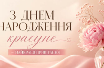 з днем народження красуне листівка привітання