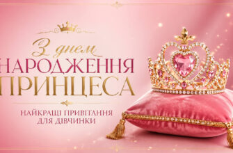 з днем народження принцеса листівка дитяча