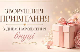зворушливі привітання з днем народження внуці листівка
